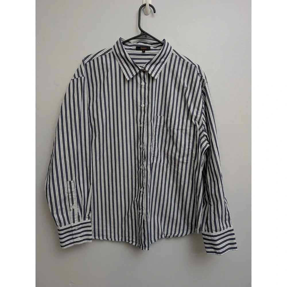 X3 Quince XL Cotton Poplin Hudson Shirt Stripe Effortless Menswear Capsule